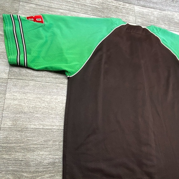 Chase Authentics Labonte Nascar 18 Baseball Jersey Button Short Sleeve Shirt - Picture 15 of 16